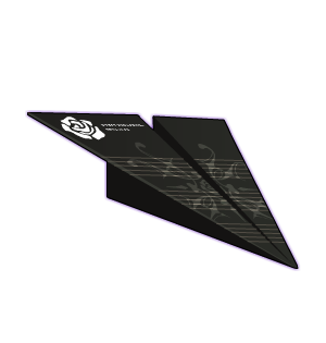 Music Note Paper Plane Pet
