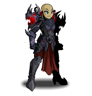 Blood Flame Dragon Armor male