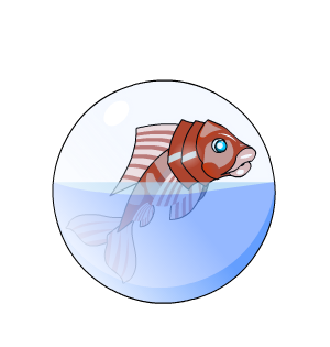 Koi Fish in a Sphere