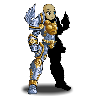 Silver Exalted Paladin male