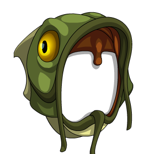 Gaping Fish Head