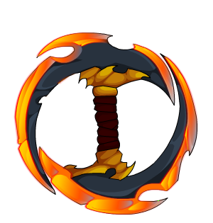 Dual Flameborn Barbarian's Boomerangs