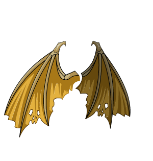 Golden Draconian Wings