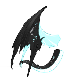 Cyberspace Dragon of Time Wing + Tail