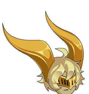 Golden Dragon's Horned Battle Helm