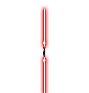 Dual-Edged Red Sonic Blade