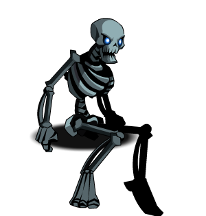 Sitting Skeleton (R)