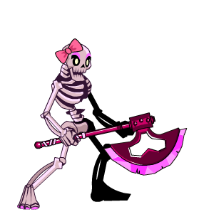 Pinkomancer Skeleton