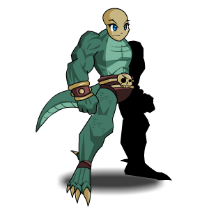 Green Draconian male