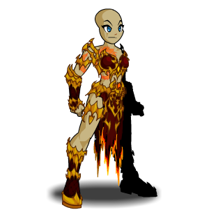 Flameborn Barbarian male