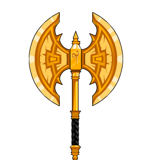 Golden Paladin Axe