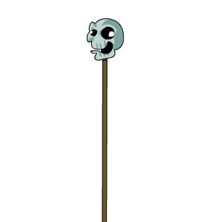 Derp Skull Staff