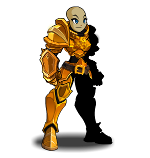 Golden Paladin Armor male