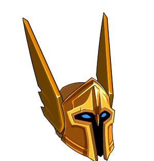 Golden Paladin Helm